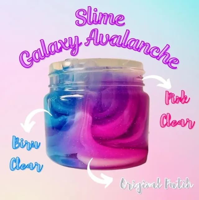 Galaxy Avalanche Slime 6-in-1 DIY Slime Kit (6oz Total)